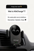 KlikCharge™ Autohouder met Snellader