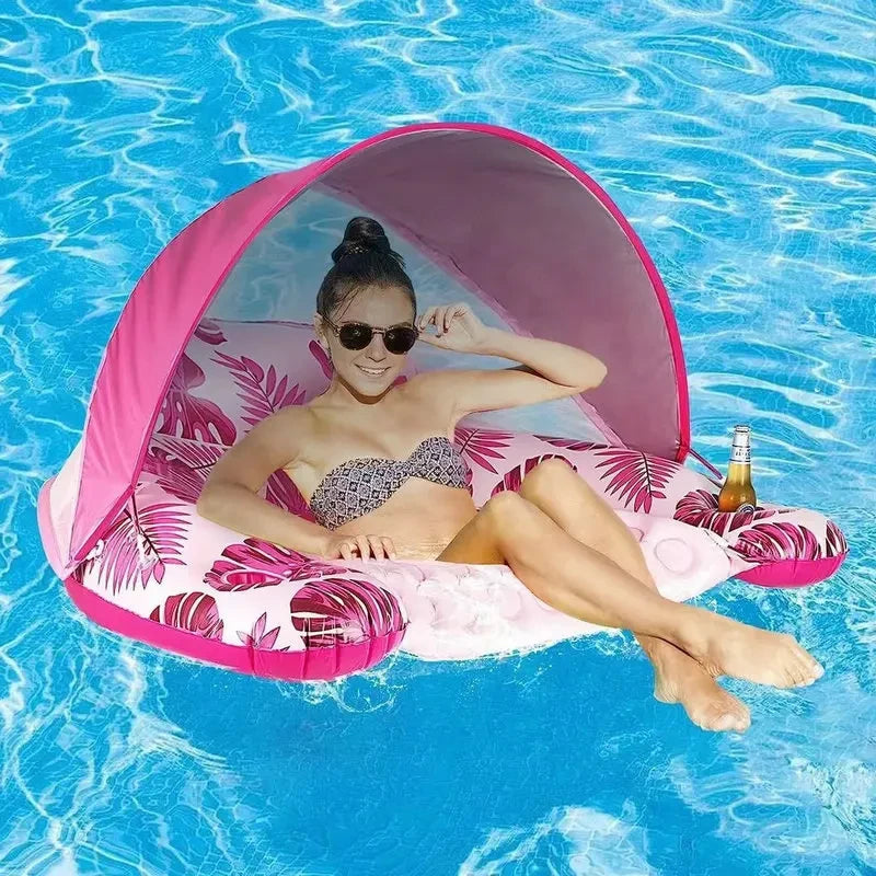 FloatNest™ Opblaasbare U-vormige zwembadlounger