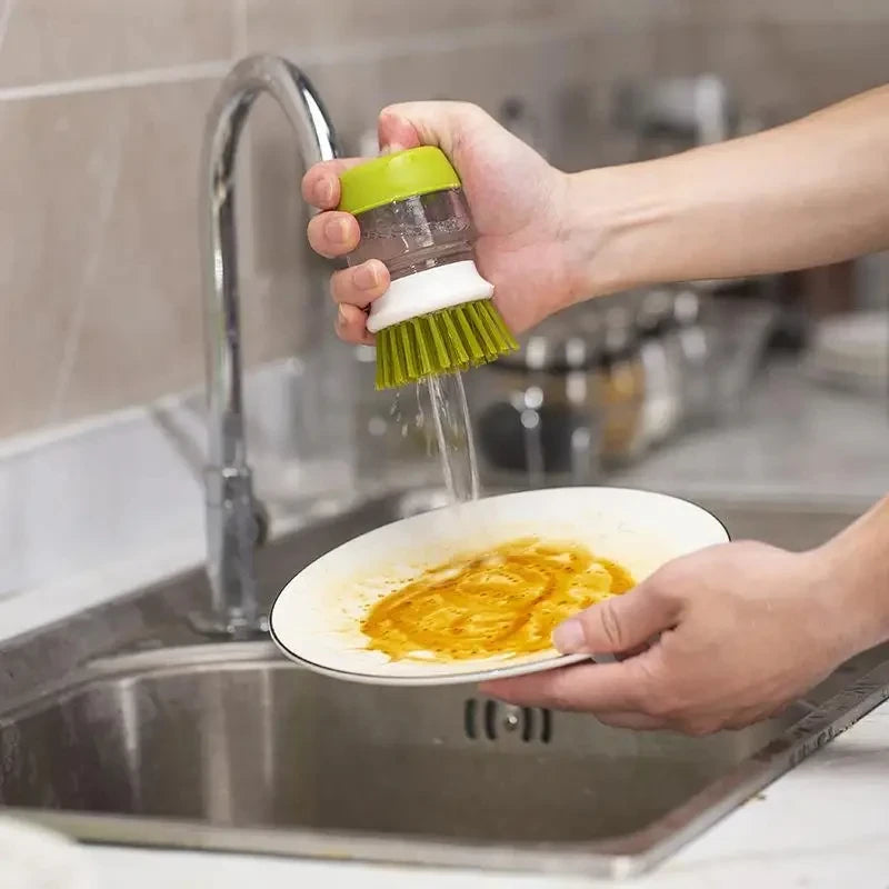 SopSlim™ | Vaatwasborstel met Zeepdispenser