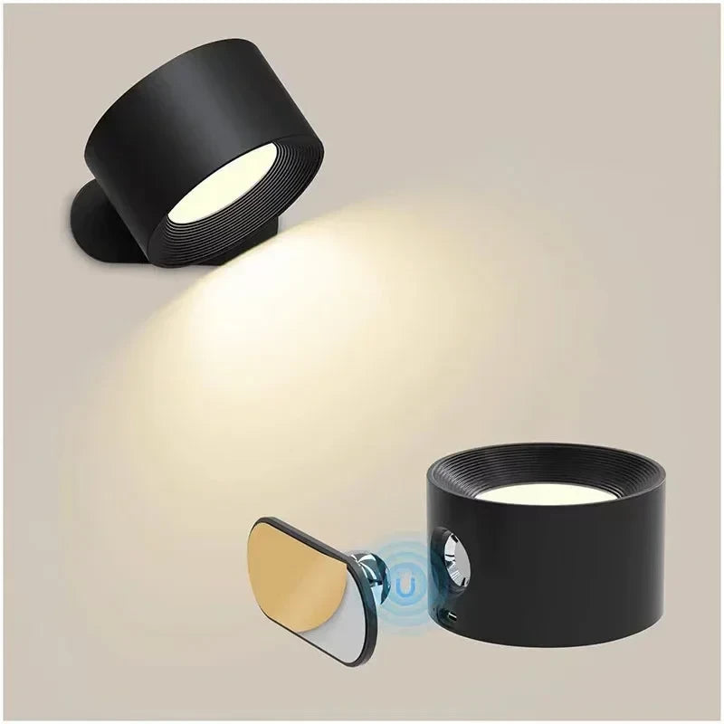 EasyGlow™ Draadloze Wandlamp | Eenvoudig te installeren en 360° draaibaar