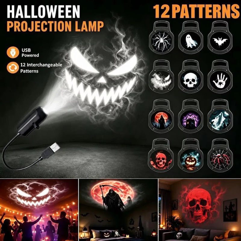 SfeerSchijn™ Halloween & Kerst USB-Projectielamp