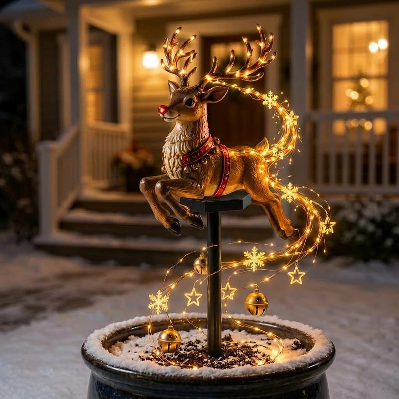 WinterTwinkel™ Solar Kerstfiguur met Magische Lichtjes
