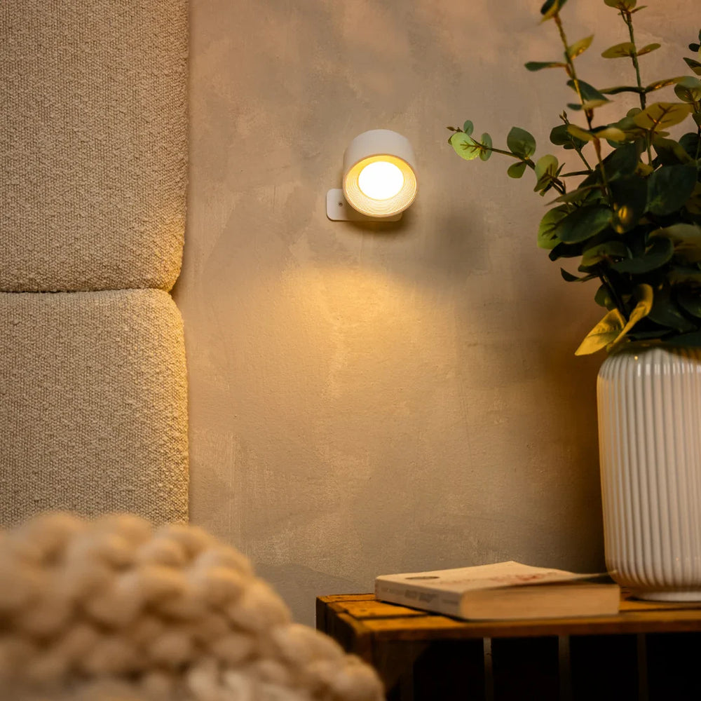 EasyGlow™ Draadloze Wandlamp | Eenvoudig te installeren en 360° draaibaar