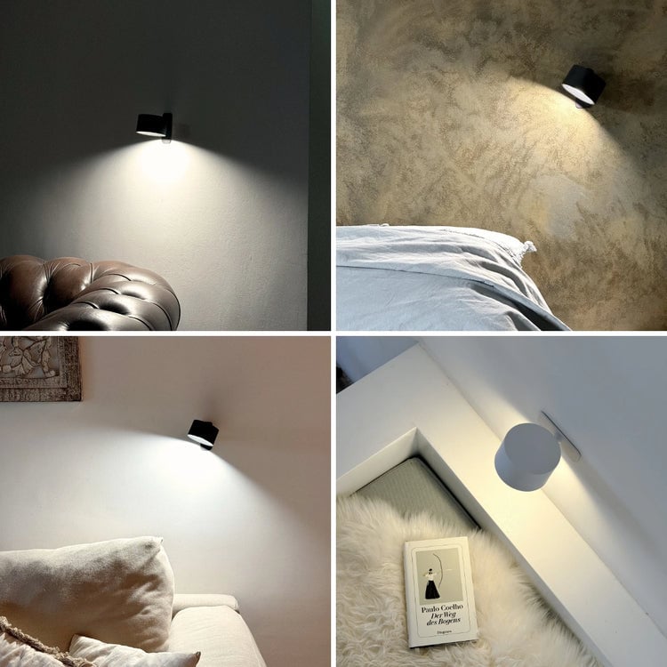 EasyGlow™ Cordless Wall Lamp | Quick to install and 360 rotation