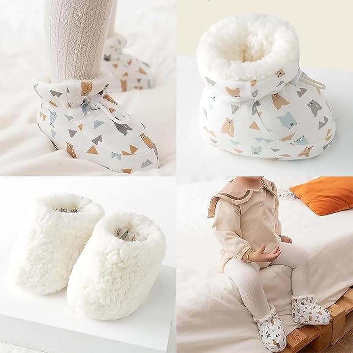 COZY WINTER BABY BOOTS | Baby's feet warm and safe