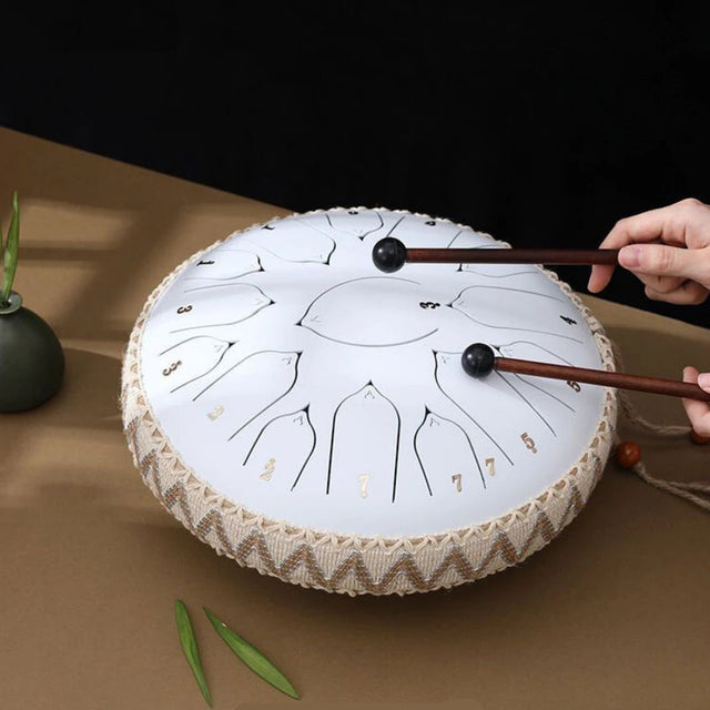 KlankRust™ | Stalen Tongue Drum voor Meditatie