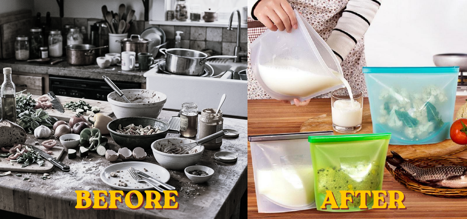 Herbruikbare Silicone Zak | Zero Waste Kitchen™