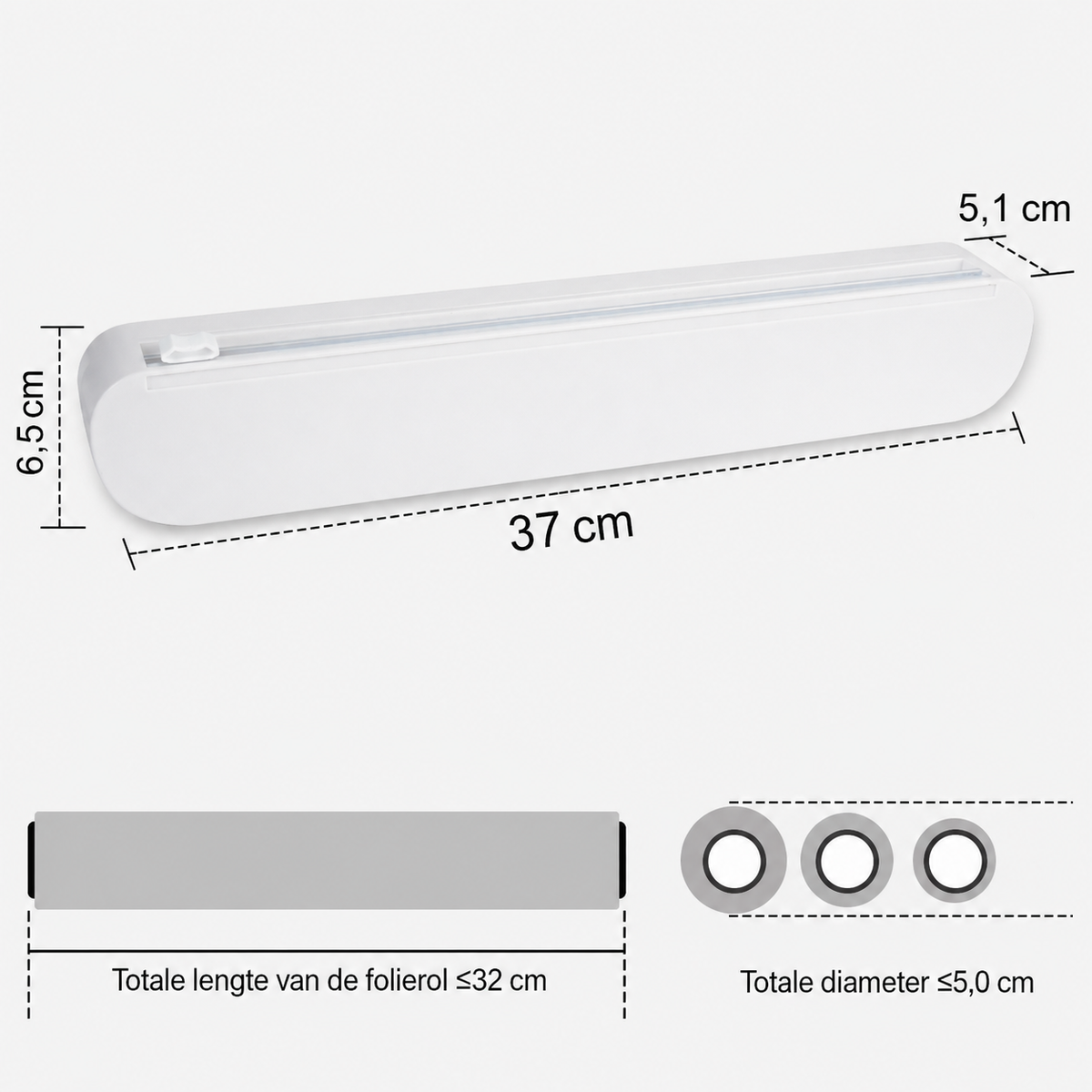 FolieFix™ Wandmontage vershoudfoliesnijder