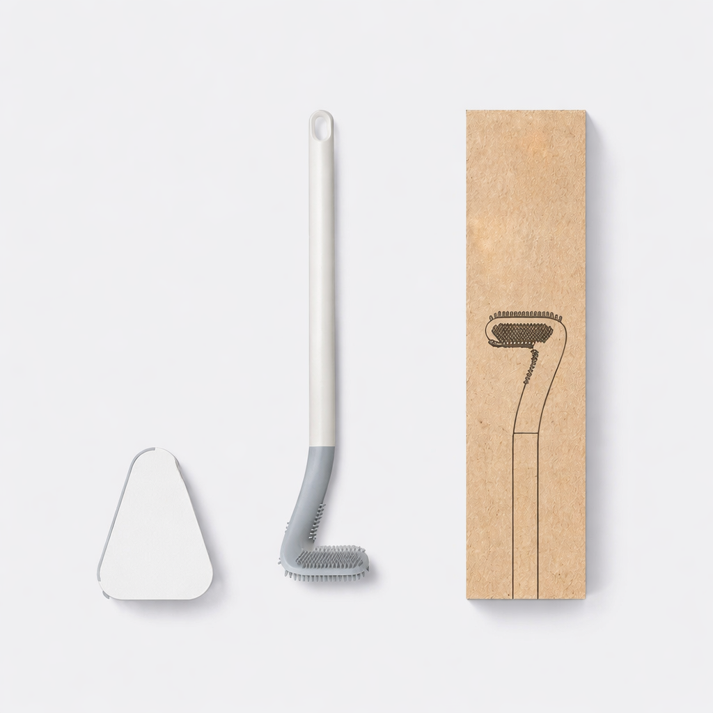FlexClean Pro Silicone Toilet Brush