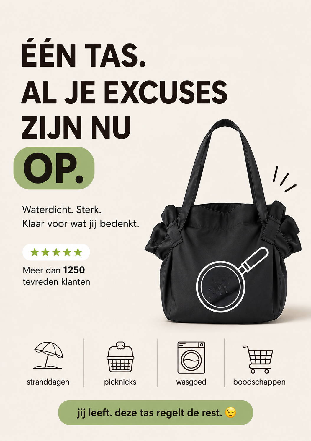 Allround Reisbuddy Opvouwbare Reistas