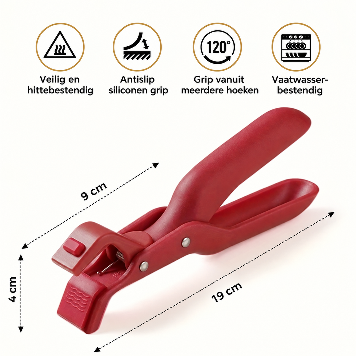HitteGrip™ Siliconen Hitteklem
