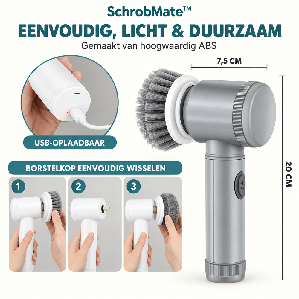 SchrobMate™ Elektrische Schrobborstel