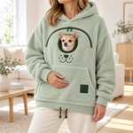 KnuffelNest™ Hoodie met Huisdierenbuidel