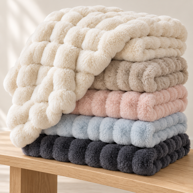 TeddyNest™ | Extra Dikke Imitatiebont Winterdeken