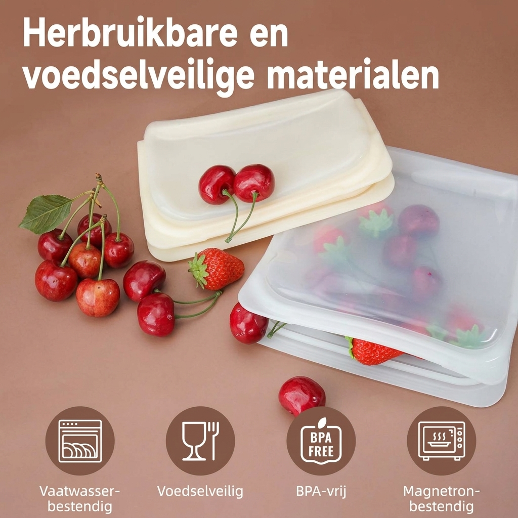 Herbruikbare Voedselzakken 2-pack | Zero Waste Kitchen™