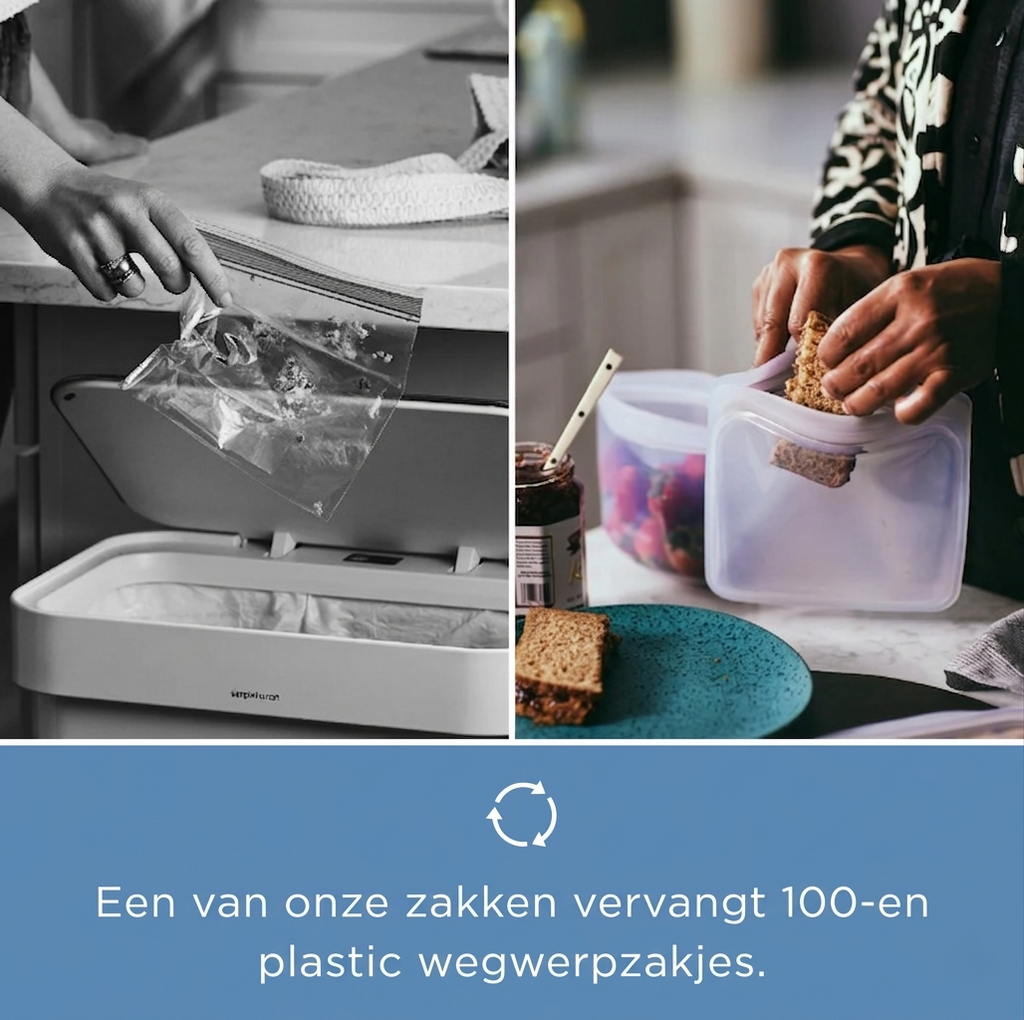 Herbruikbare Voedselzakken 2-pack | Zero Waste Kitchen™