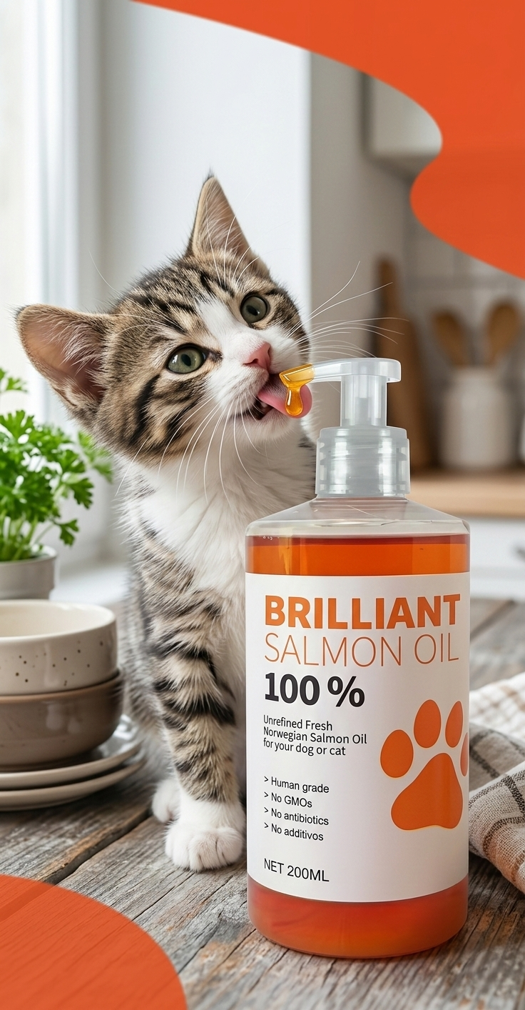 PURE Salmon Oil for Healthier Dogs and Cats