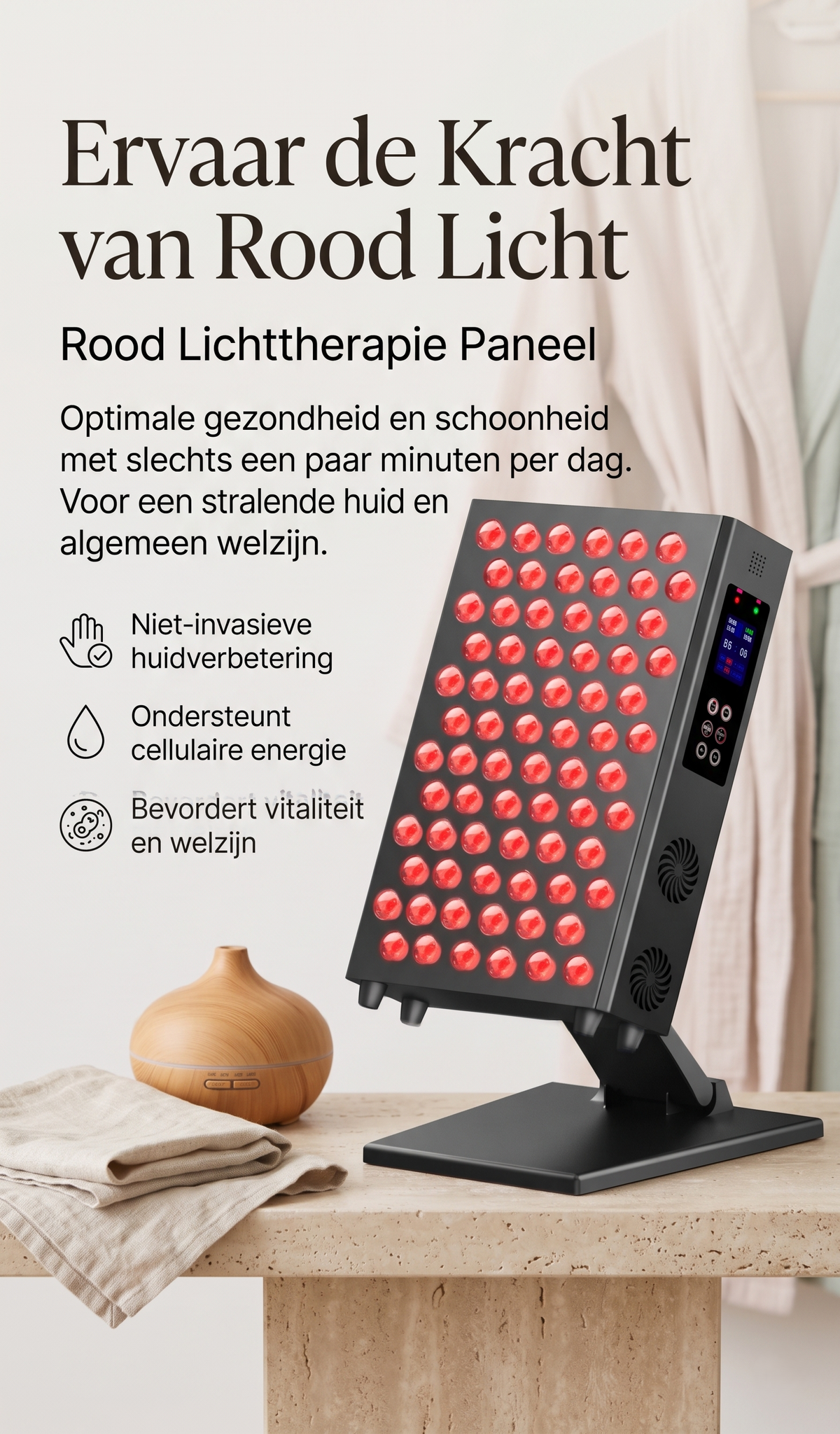 Rode Licht Therapie Paneel