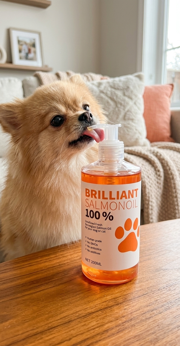 PURE Salmon Oil for Healthier Dogs and Cats