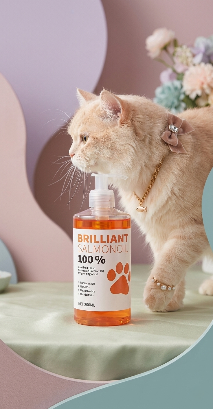 PURE Salmon Oil for Healthier Dogs and Cats
