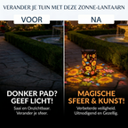 Tuinlantaarn op Zonne Energie