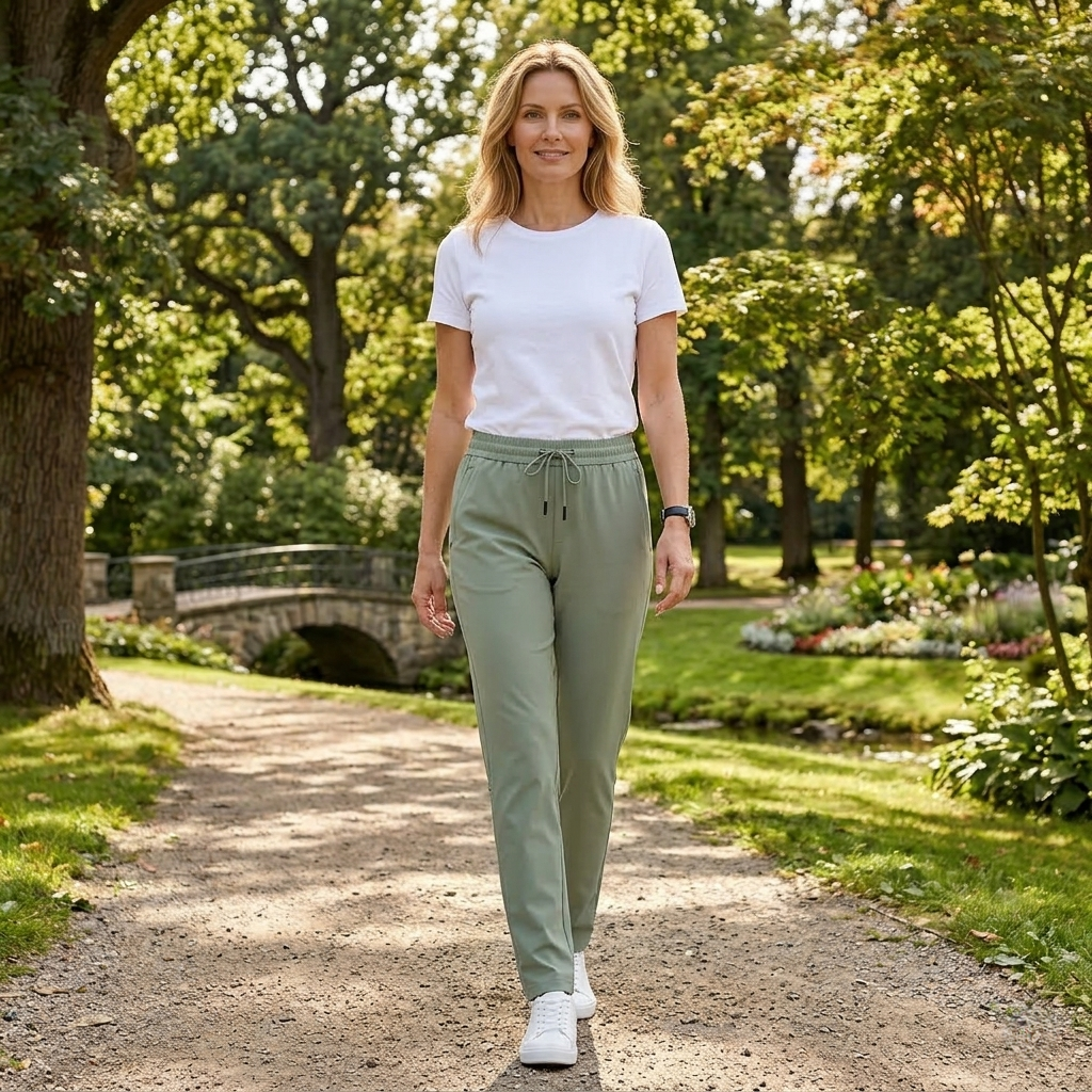 Zomerse comfortabele unisex broek met zakken