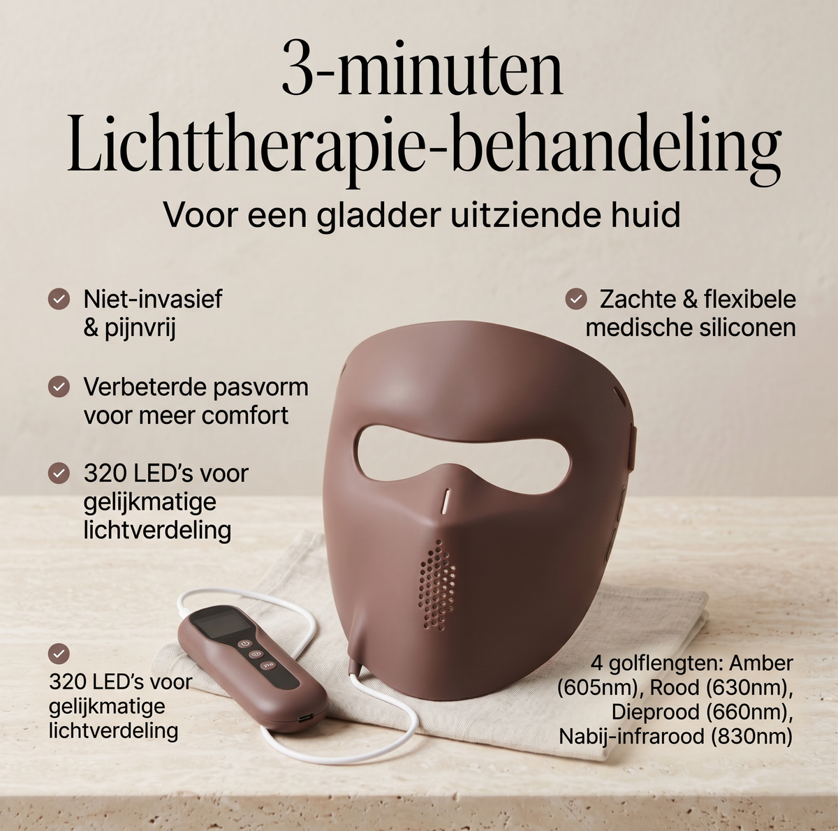 RevivePro LED Gezichtsversteviger Masker
