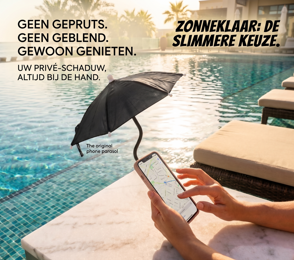 PocketShade™ Magnetische Mini Phone Paraplu