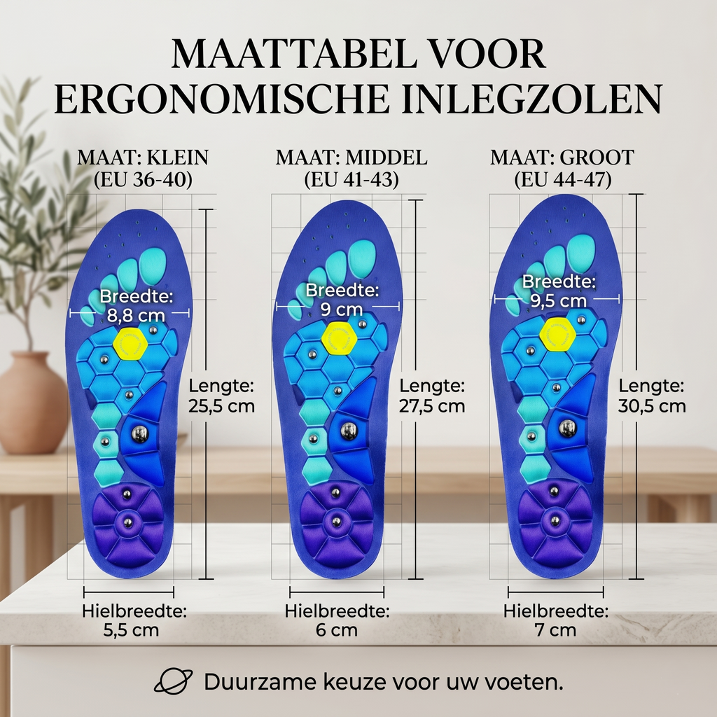 NeuroStep™ Magnetische Inlegzolen