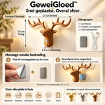 GeweiGloed™  Hertenkop Nachtlamp met Bewegingssensor