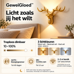 GeweiGloed™  Hertenkop Nachtlamp met Bewegingssensor