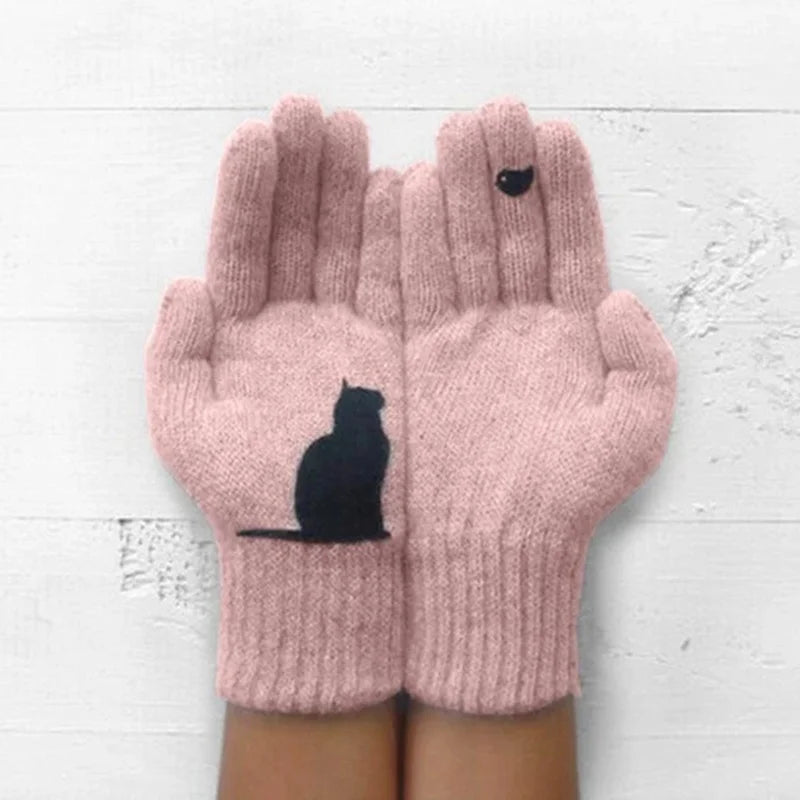 Winter Cashmere Gloves | Cat and Bird
