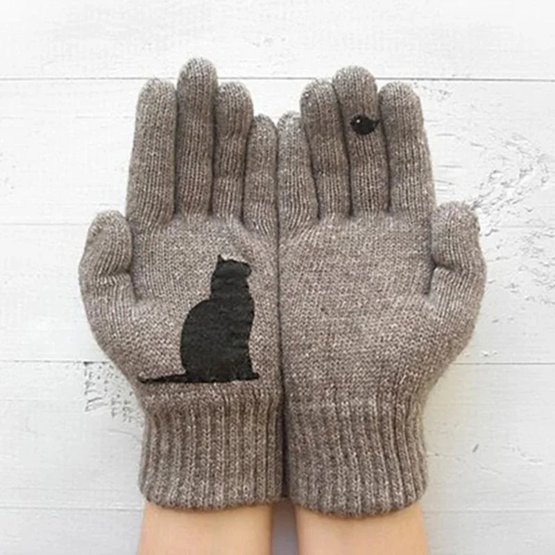 Winter Cashmere Gloves | Cat and Bird