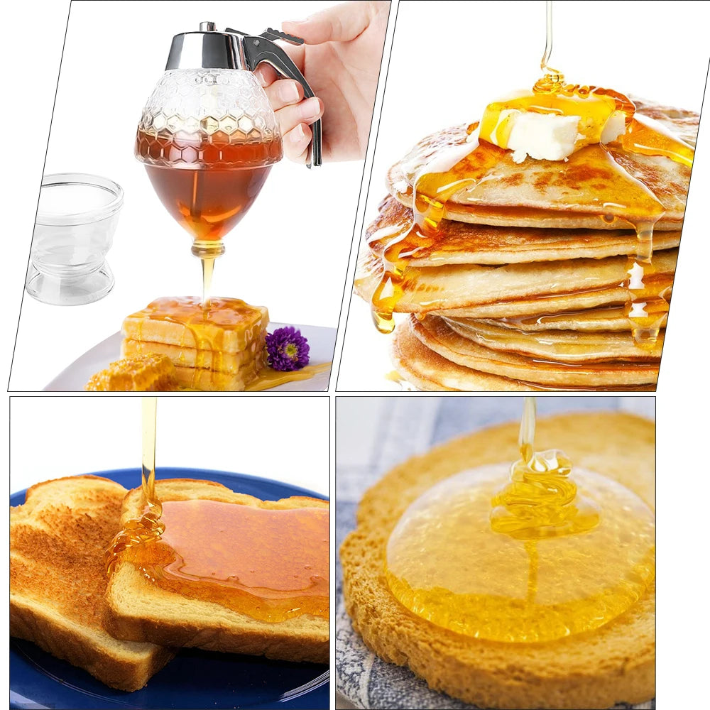 Honey Drop Pourer Stand Jar