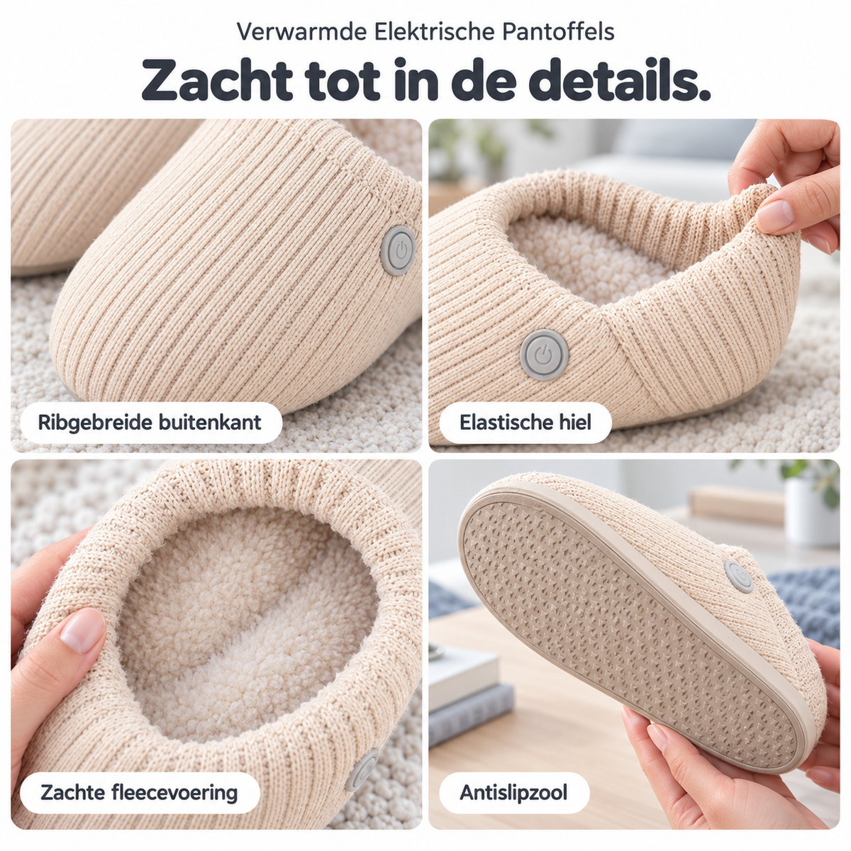 WarmStap™ | Verwarmde Pantoffels