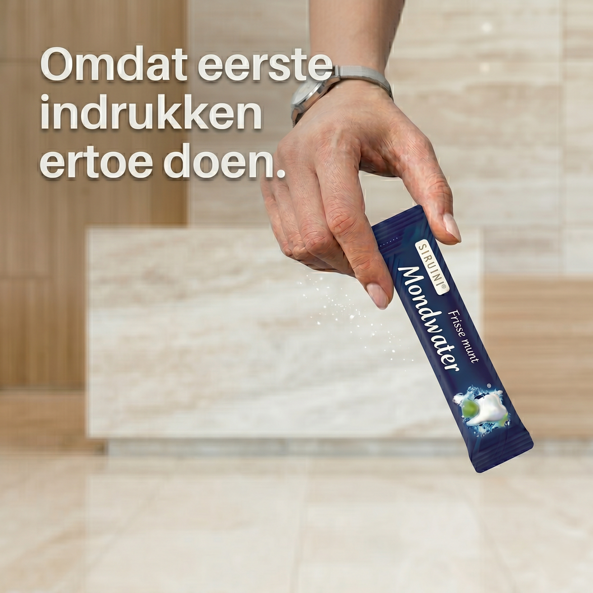 FreshStick™ Whitening Mondwater voor Onderweg