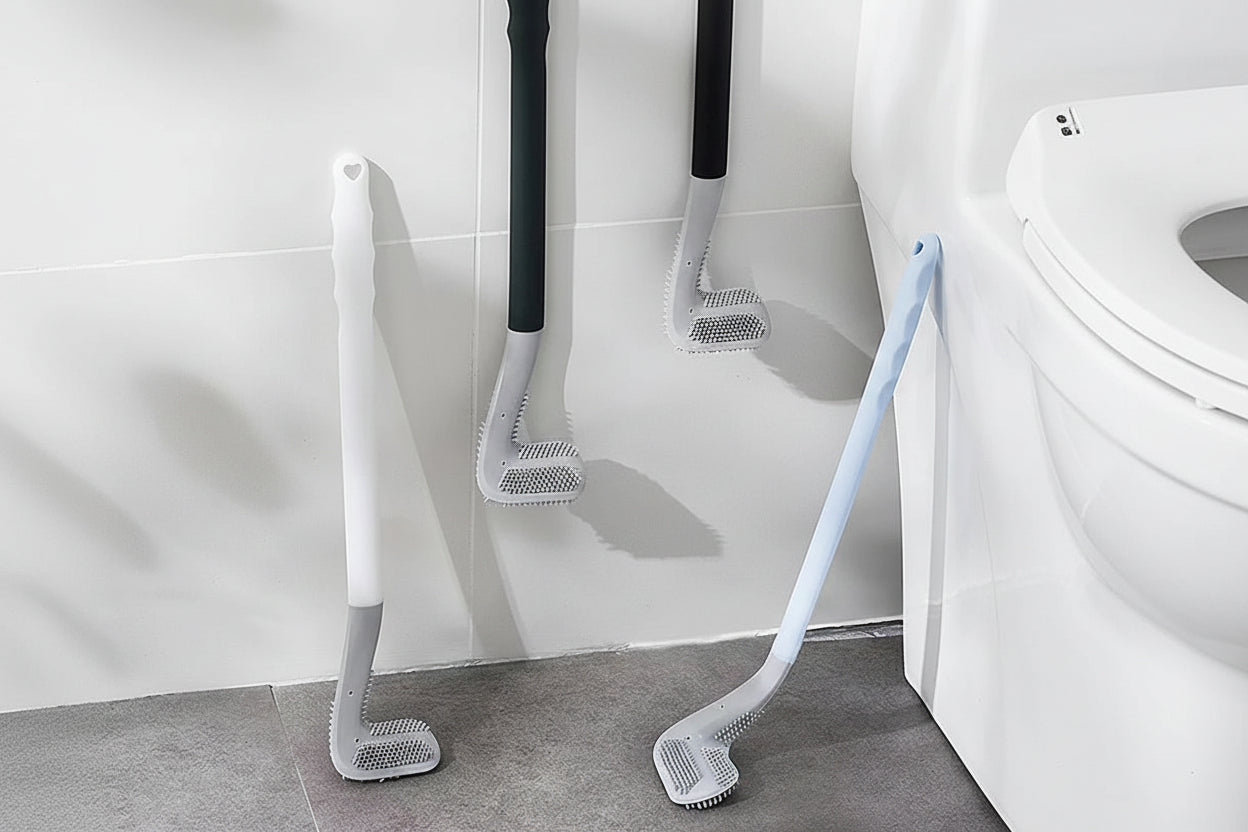 FlexClean Pro Silicone Toilet Brush