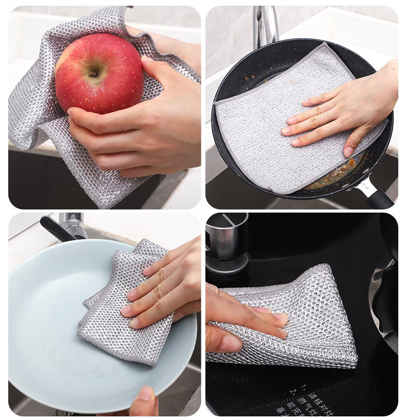 WonderClean™ XXL Cloths | Now bigger size 30x30cm | It cleans scratch-free and peels potatoes