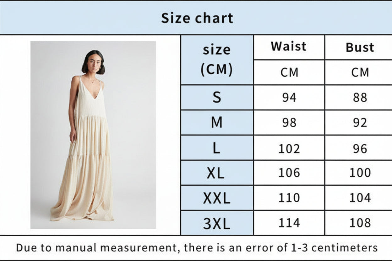 Luchtige Zomerse Maxi Jurk Loosefit