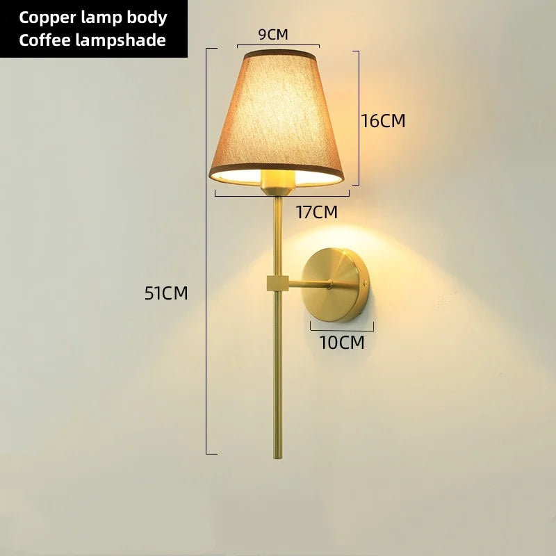 Classic Fabric Wall Light