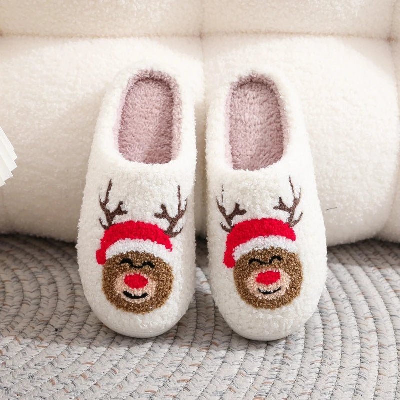 Non-slip Winter Christmas Home Slippers