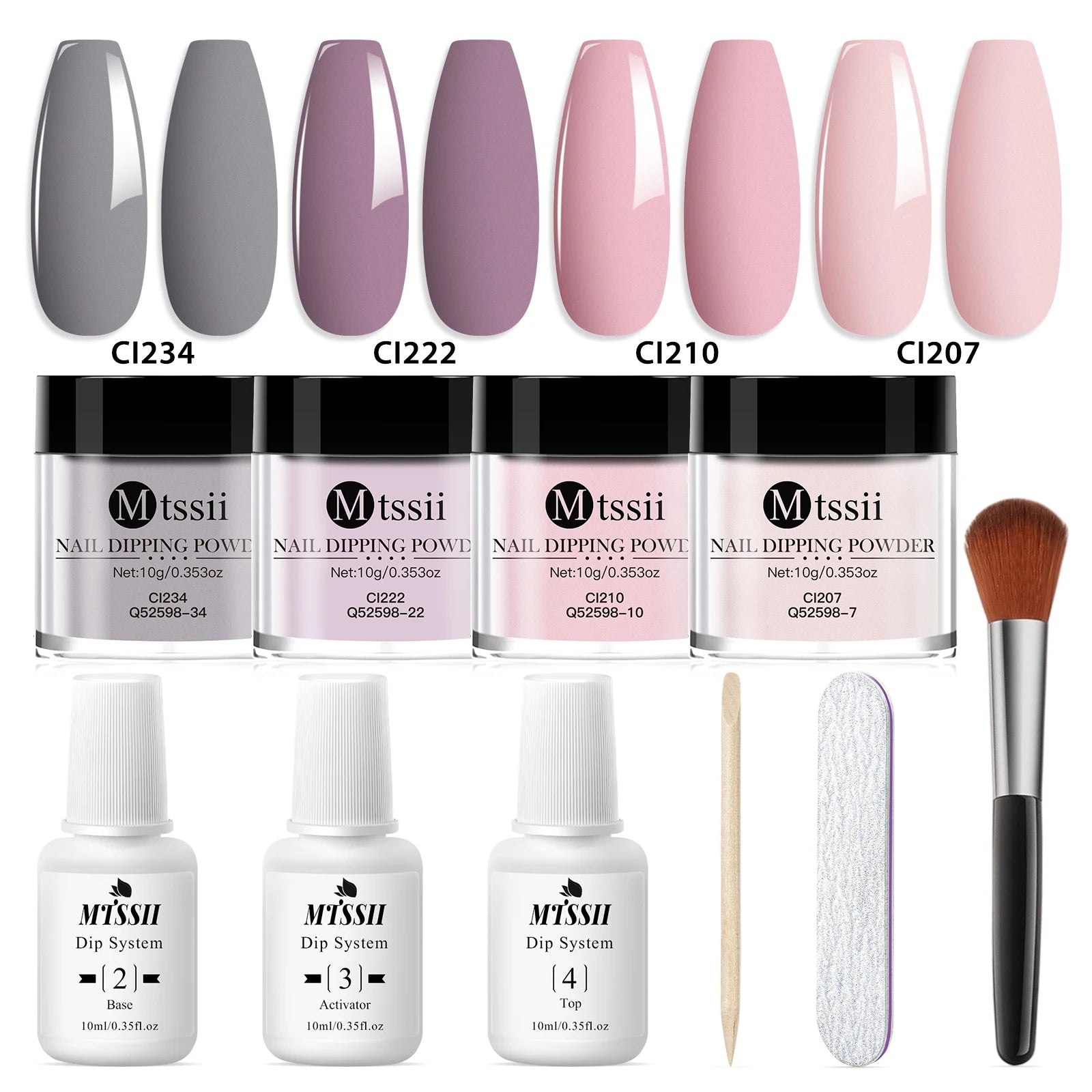 At-home Easy Dip Powder Nail Kit | No UV lamp