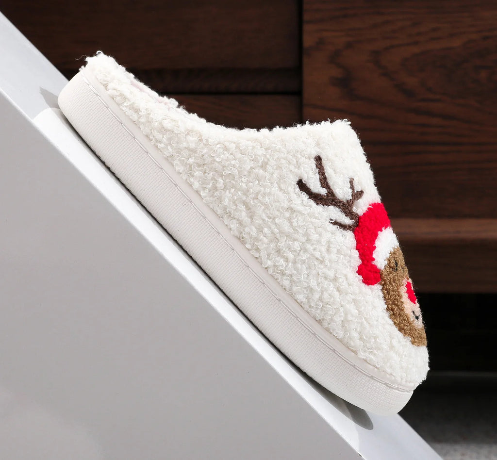 Non-slip Winter Christmas Home Slippers