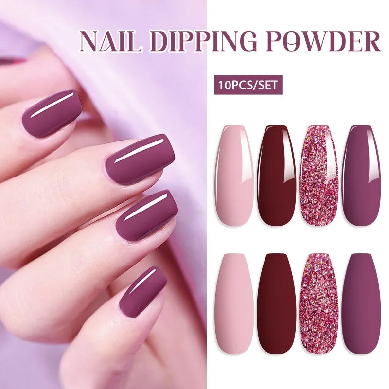 At-home Easy Dip Powder Nail Kit | No UV lamp