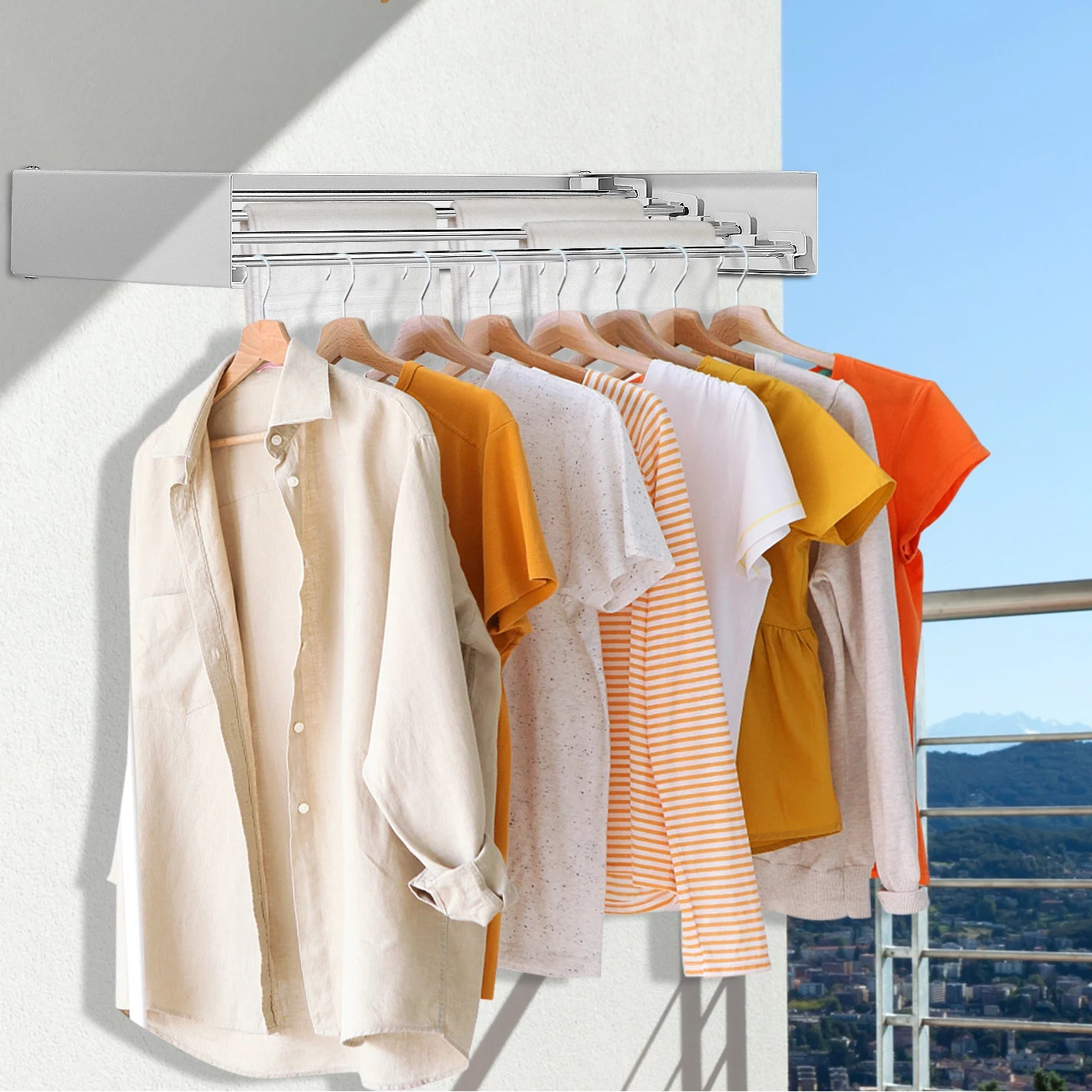 FoldAway Clothes Hanger Rack