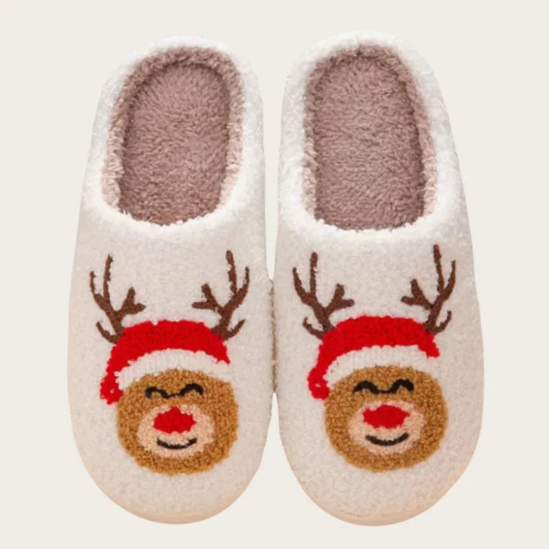 Non-slip Winter Christmas Home Slippers