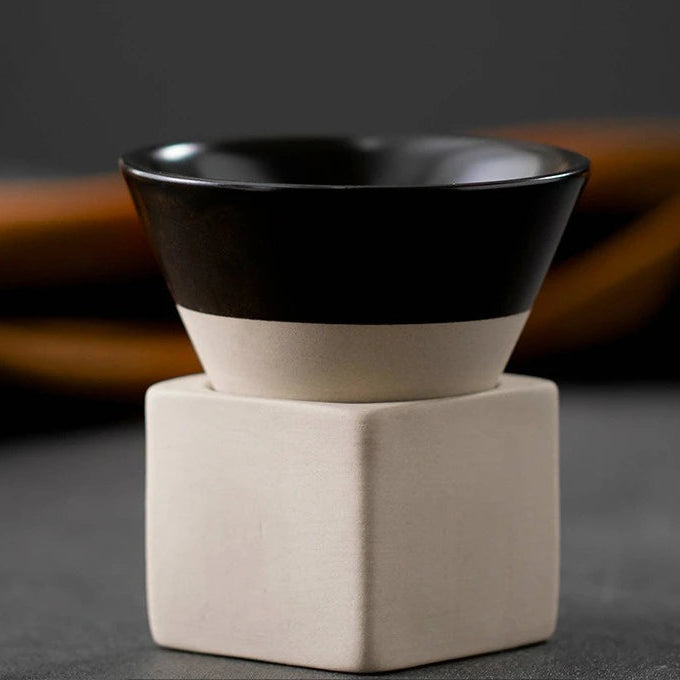 Retro Japanese Ceramic Coffee Mug