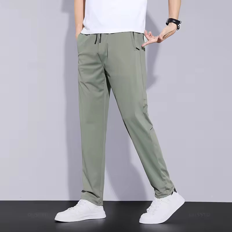 Zomerse comfortabele unisex broek met zakken