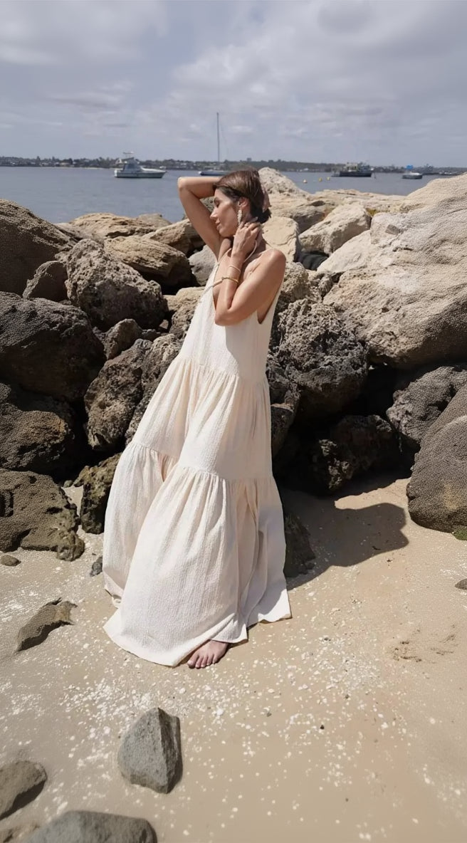 Luchtige Zomerse Maxi Jurk Loosefit