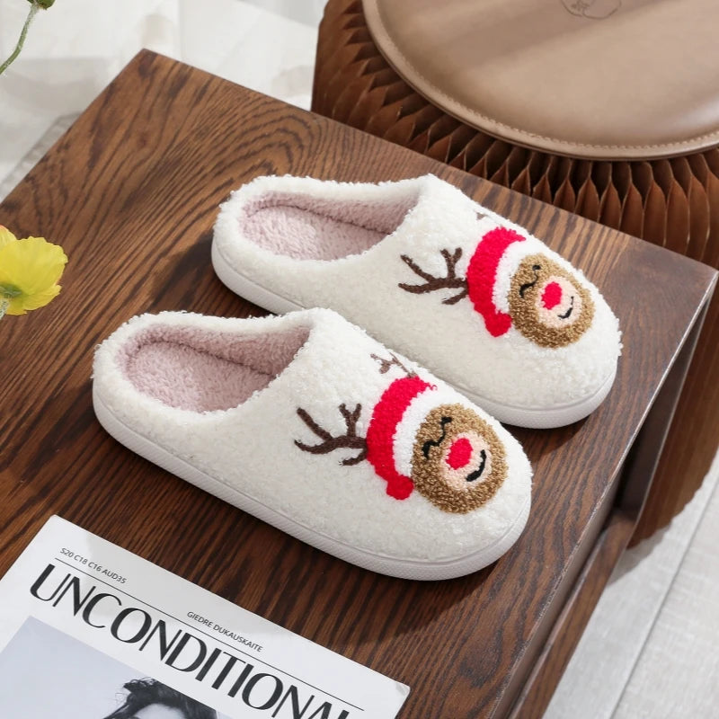 Non-slip Winter Christmas Home Slippers